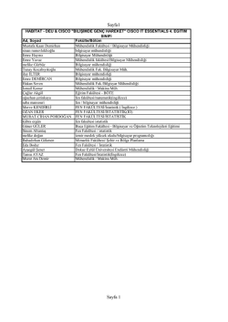 burada - Kariyer Planlama Koordinat&ouml;rl&uuml;ğ&uuml;