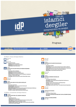 13 Mart, Cuma Avrasya Salonu 14 Mart, Cumartesi Avrasya