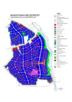 Kırcami B&ouml;lgesi 1/1000 &ouml;l&ccedil;ekli imar planı