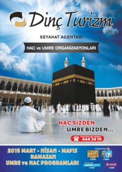 HAC SİZDEN UMRE BİZDEN