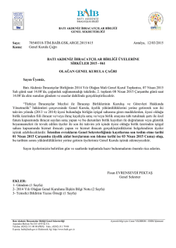 Sirk&uuml;ler 2015-061 - Antalya İhracat&ccedil;ı Birlikleri