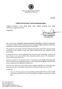 Prof. Dr. Birg&uuml;l Ayman G&Uuml;LER - T&uuml;rkiye B&uuml;y&uuml;k Millet Meclisi