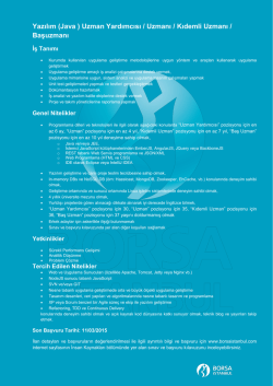 İlan Metni - Borsa İstanbul