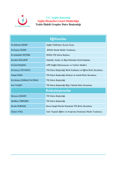 Eğitimciler Kolaylaştırıcılar