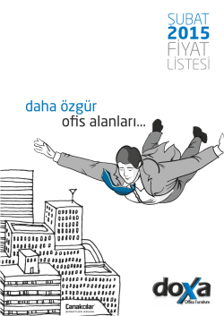 2015 Fiyat Listesi - Aktif Ofis Mobilyaları