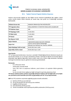 ANAMUR OİM.pdf - Mersin Orman B&ouml;lge M&uuml;d&uuml;rl&uuml;ğ&uuml;