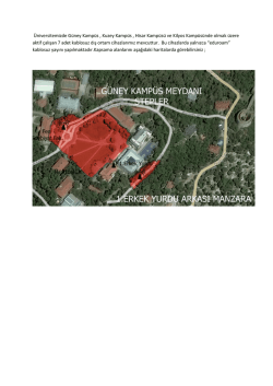 &Uuml;niversitemizde Dış Ortam Kablosuz Kapsama Alanları