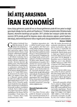 İRAN EKONOMİSİ - Derin Strateji