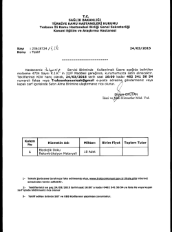 Qal&icirc;ah? - Trabzon Kanuni Eğitim ve Araştırma Hastanesi