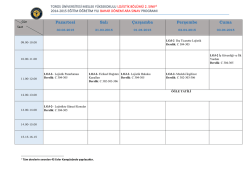 lojistik ıı - Toros &Uuml;niversitesi