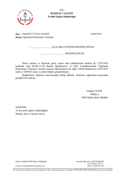 Eğitimde Performans