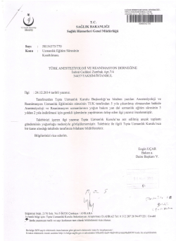 T.C. Sağlık Bakanlığı Cevabı 1