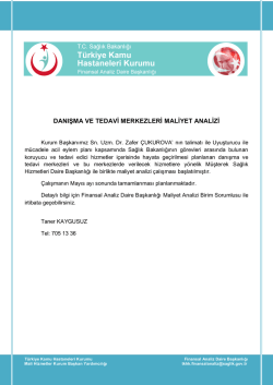 A&ccedil; - T&uuml;rkiye Kamu Hastaneleri Kurumu