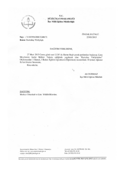 rc. D&uuml;zi&ccedil;i KAYMAKAMLIĞI