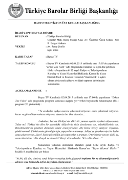 RT&Uuml;K başvurusu i&ccedil;in tıklayınız