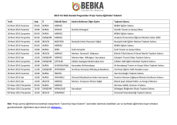 2015 Yılı Mali Destek Programları Proje Yazma Eğitimleri