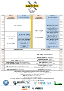 Detaylı Program i&ccedil;in Tıklayınız!