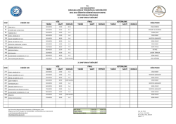 eser koruma (mimari restorasyon) programı