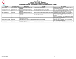 T.C. SAĞLIK BAKANLIĞI TÜRKİYE KAMU HASTANELERİ KURUMU