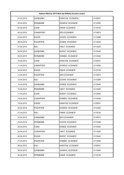 Hakkari Merkez N&ouml;bet&ccedil;i Eczane Listesi