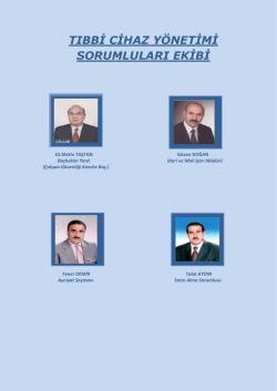 tıbbi cihaz y&ouml;netimi sorumluları ekibi