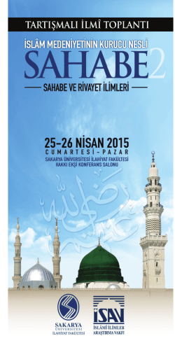 Sempozyum Programı - İlahiyat Fakültesi