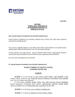 ert&uuml;rk yeminli mali m&uuml;şavirlik ve bağımsız denetim a.ş