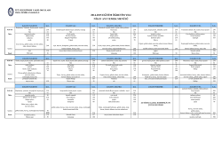 2014-2015 EĞİTİM &Ouml;ĞRETİM YILI NİSAN AYI YEMEK MEN&Uuml;S&Uuml;