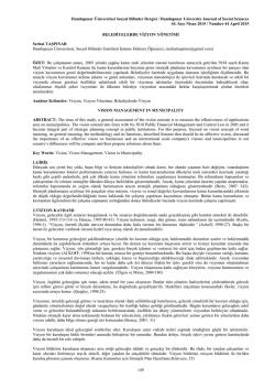 Dumlupınar &Uuml;niversitesi Sosyal Bilimler Dergisi / Dumlupınar
