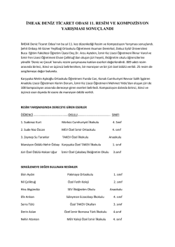 imeak deniz ticaret odası 11. resim ve