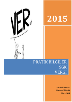 2015 Pratik Bilgiler