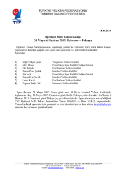 Pol - T&uuml;rk Yelken Federasyonu