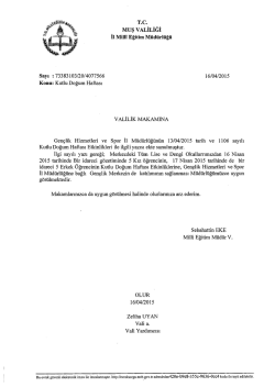 Duyuru İ&ccedil;in Tıklayınız.