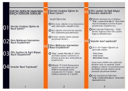ERSLER HAKKINDA I Dersler Uzaktan Eğitim ile
