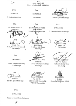 Belge-2 - &Ccedil;evre ve Şehircilik Bakanlığı