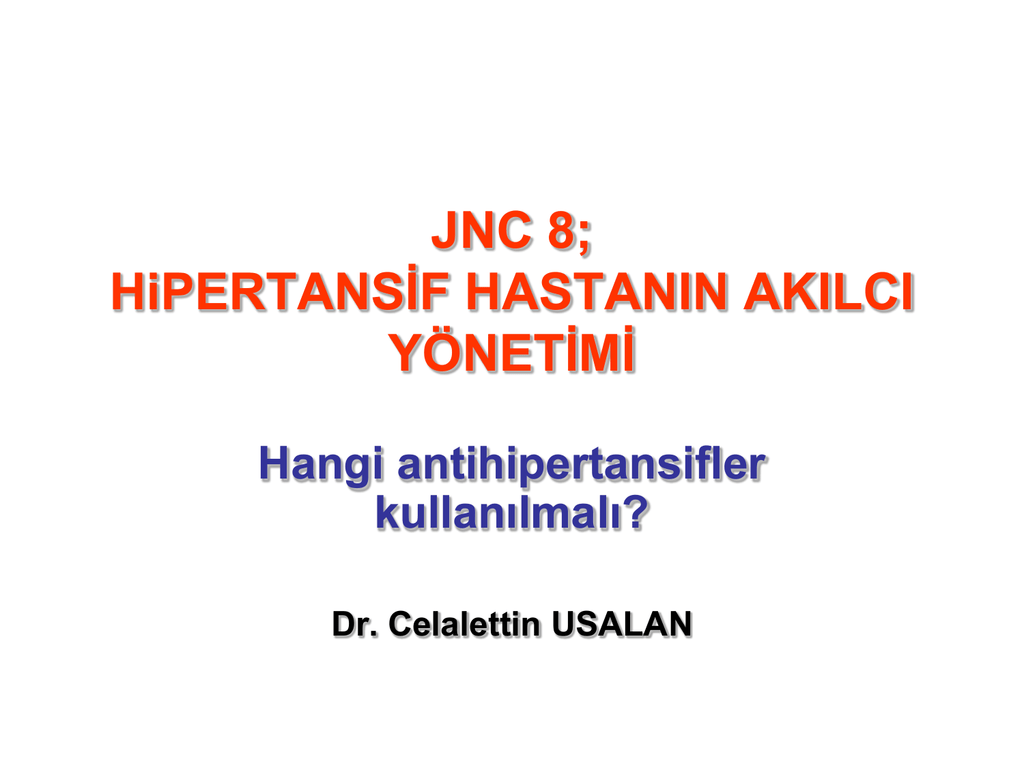 As olmayan inhibitör antihipertansifler