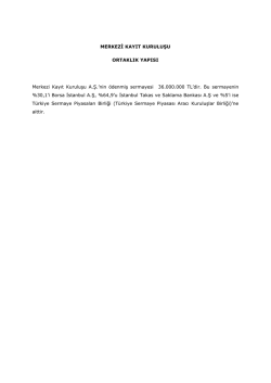 G&uuml;nl&uuml;k B&uuml;lten - Eczacıbaşı Menkul Değerler A.Ş.