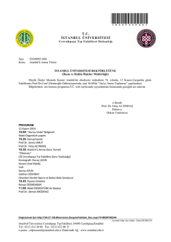 Atat&uuml;rk &uuml; Anma T&ouml;reni - İstanbul &Uuml;niversitesi