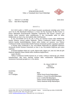 A. TFRS &Ccedil;EVİRİSİ yapılacak FİRMA i&ccedil;in
