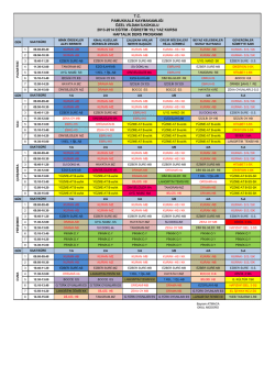 2015 Yılı - Altınözü Devlet Hastanesi