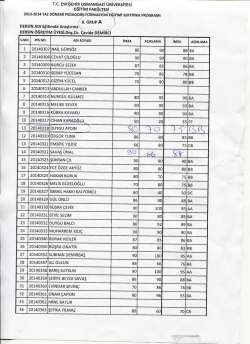 End&uuml;stri &Uuml;r&uuml;nleri Tasarımı B&ouml;l&uuml;m&uuml;