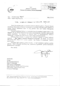 iş sağlığı ve g&uuml;venliği hk. duyuru