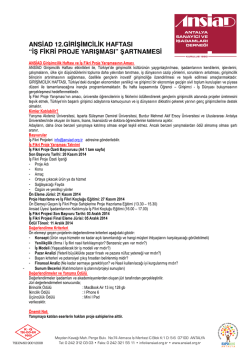 iş fikri proje yarışması