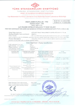 Doriva PVC CE Raporu