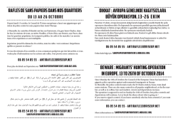 DIKKAT : AVRUPA GENELINDE KAGITSIZLARA