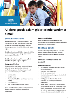 Child Care Rebate