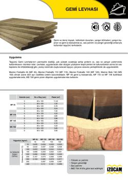 Taşyünü Gemi Levhası Broşür