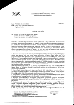 T.C. Y&Uuml;KSEK&Ouml;ĞRETİM KURULU BAŞKANLIĞI Eğitim &Ouml;ğretim