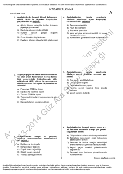 A&Ouml;F İktisadi Kalkınma | 2014 Ara Sınav İNDİR
