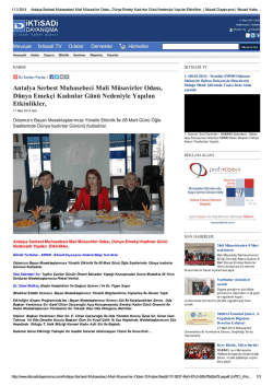 İktisadi Dayanışma - Antalya Serbest Muhasebeci Mali M&uuml;şavirler